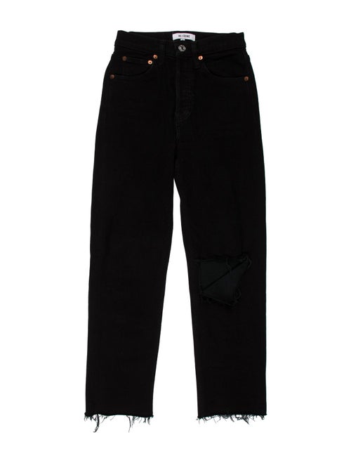 RE/DONE Mid-Rise Straight Leg Jeans