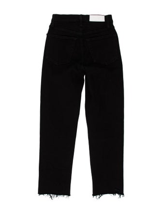 RE/DONE Mid-Rise Straight Leg Jeans