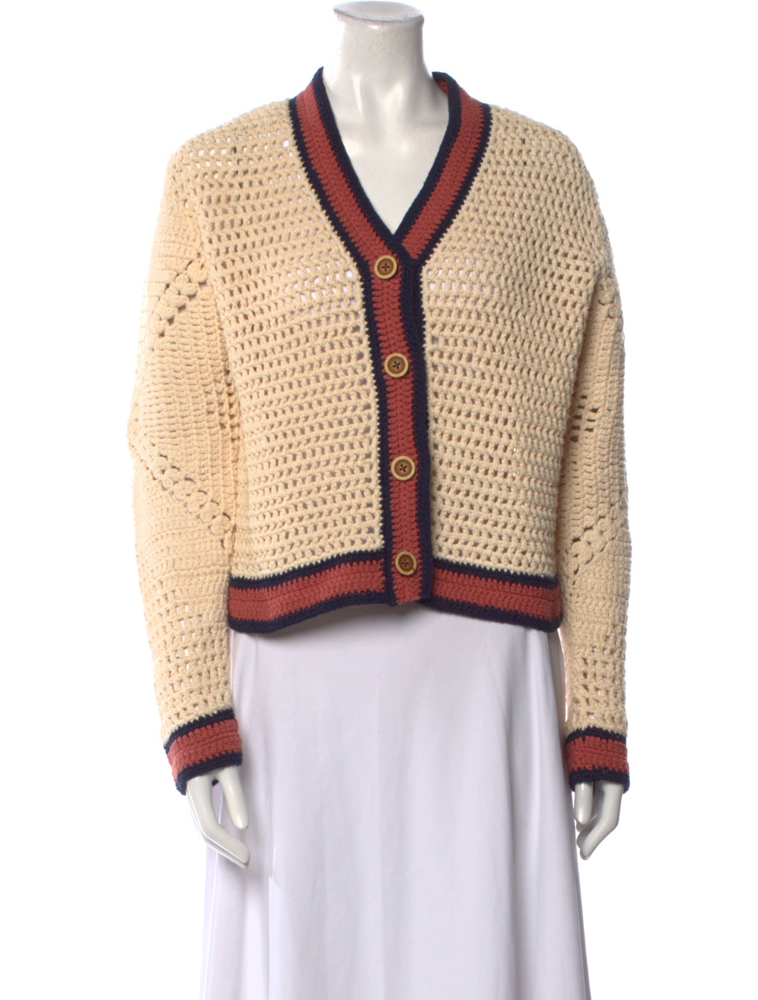 RE/DONE Linen Striped Sweater