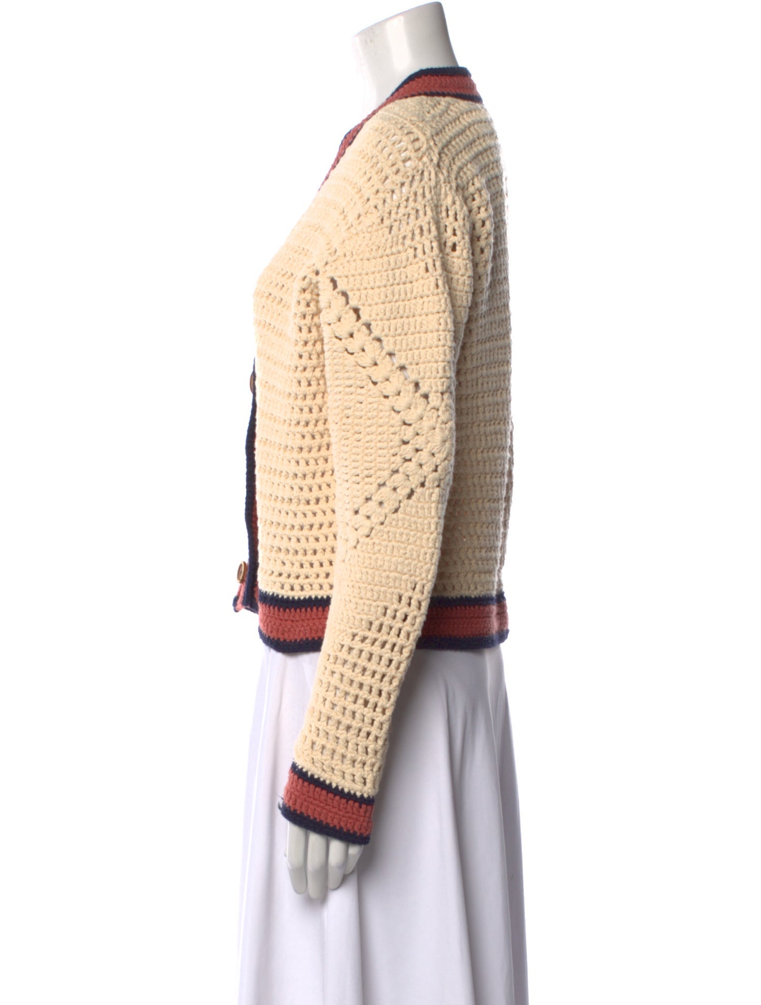 RE/DONE Linen Striped Sweater