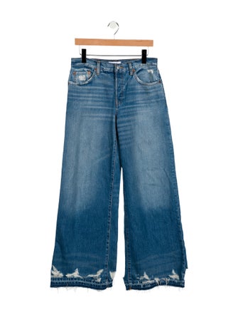 RE/DONE Mid-Rise Wide Leg Jeans