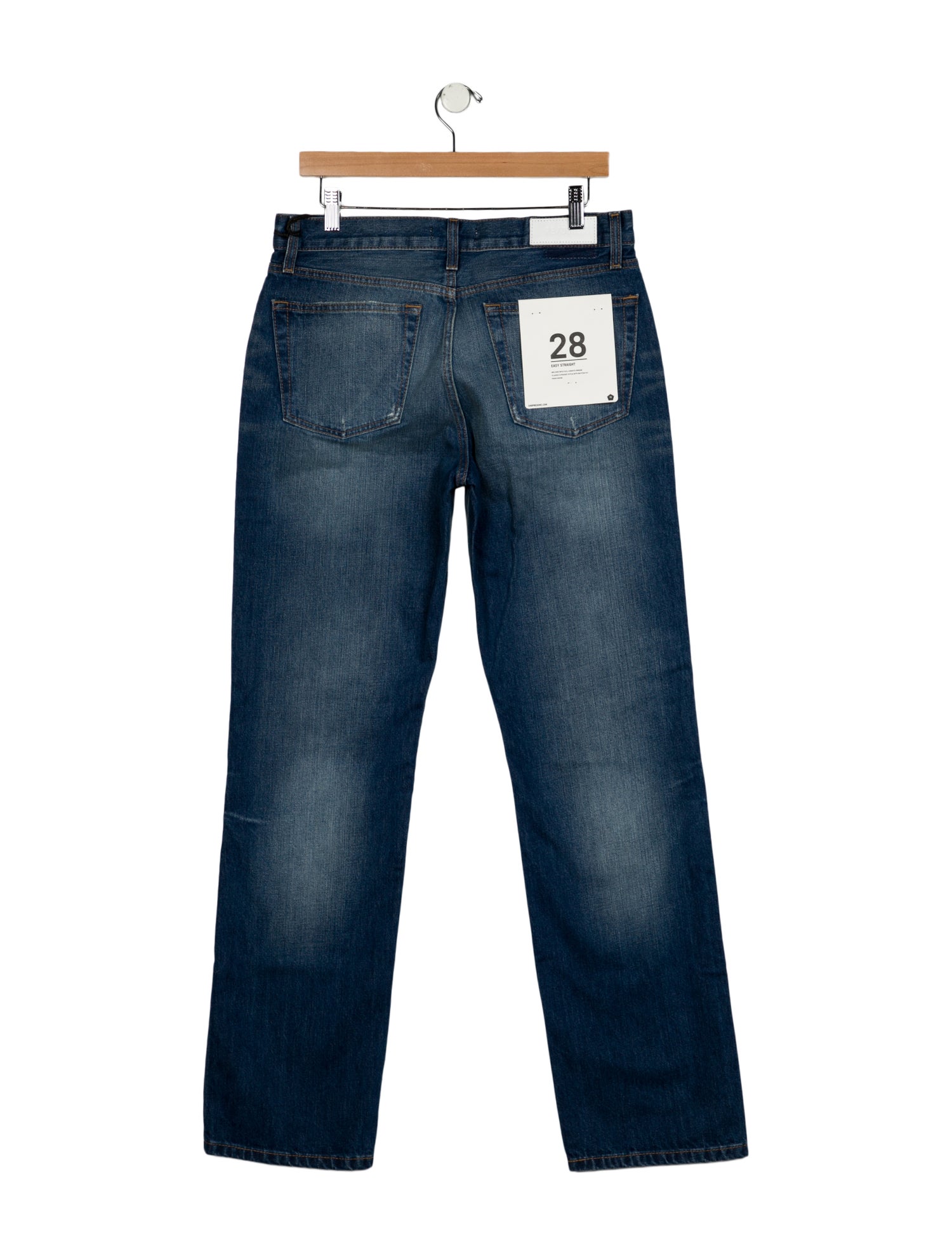 RE/DONE Mid-Rise Straight Leg Jeans
