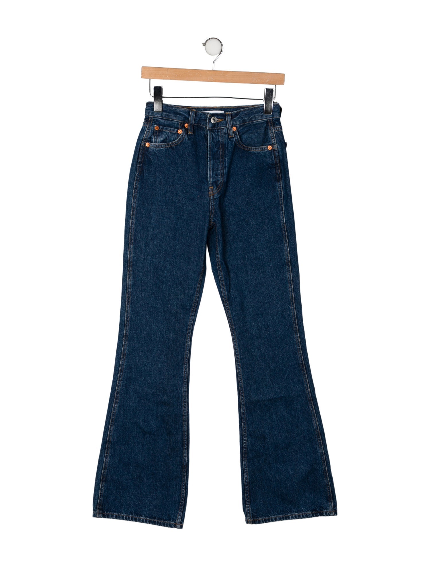 RE/DONE Mid-Rise Wide Leg Jeans w/ Tags