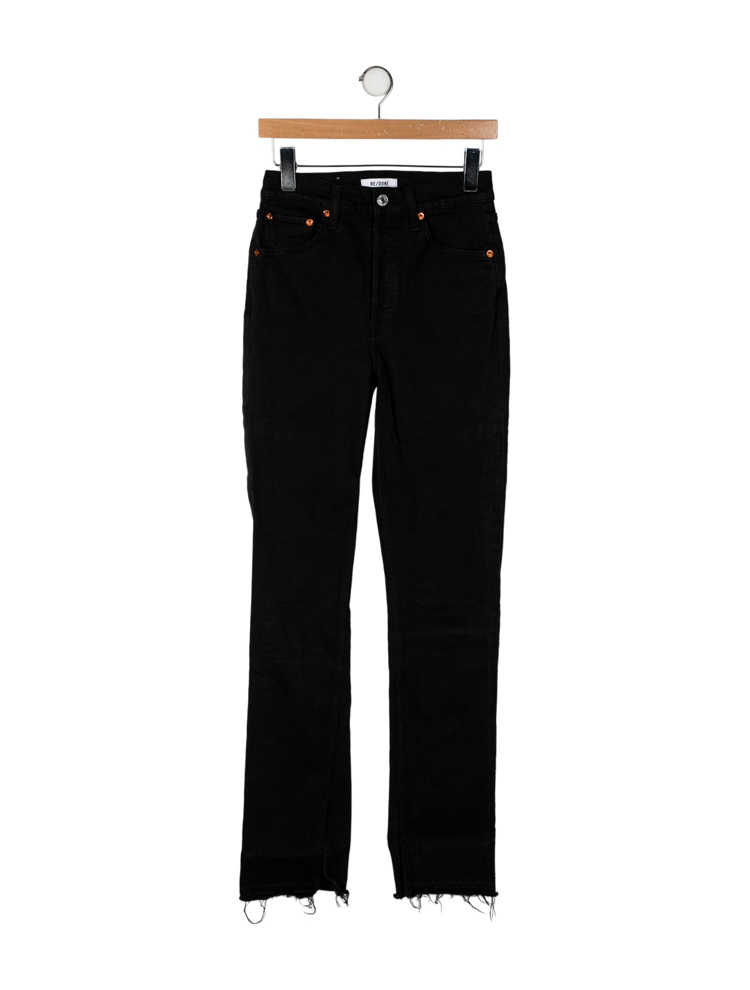 RE/DONE High-Rise Straight Leg Jeans