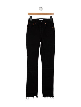 RE/DONE High-Rise Straight Leg Jeans