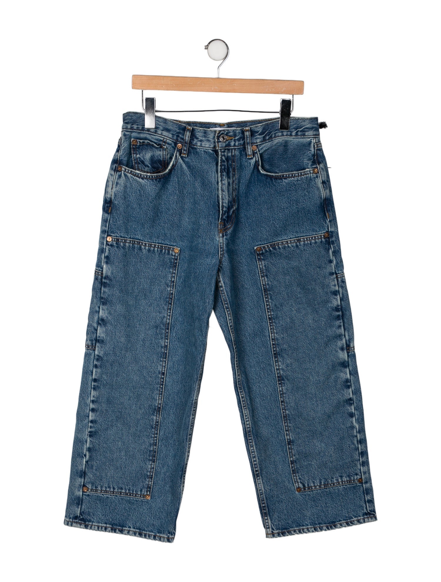 RE/DONE High-Rise Wide Leg Jeans w/ Tags