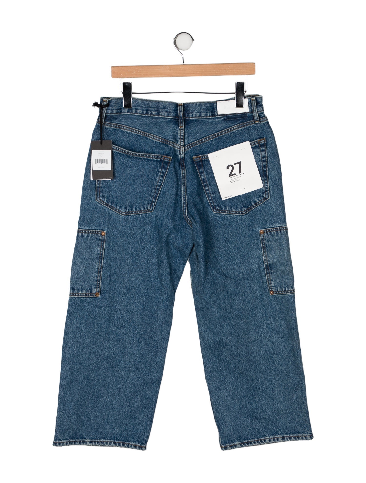 RE/DONE High-Rise Wide Leg Jeans w/ Tags