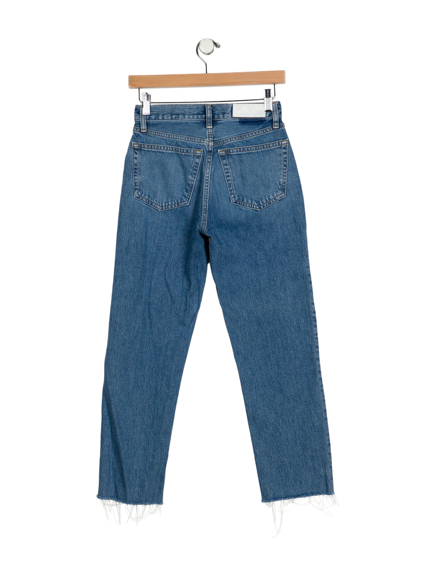 RE/DONE Mid-Rise Straight Leg Jeans