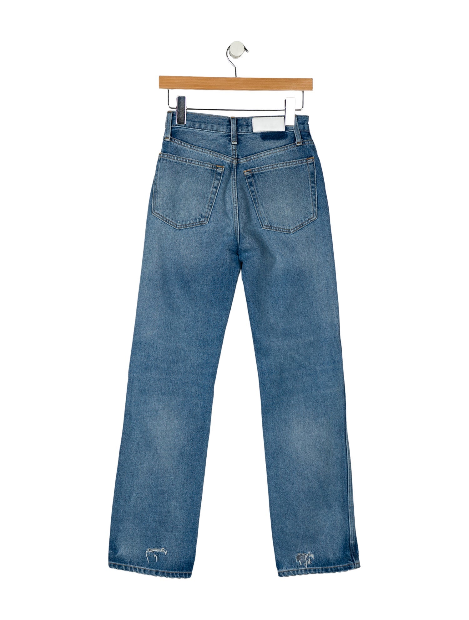 RE/DONE Mid-Rise Straight Leg Jeans