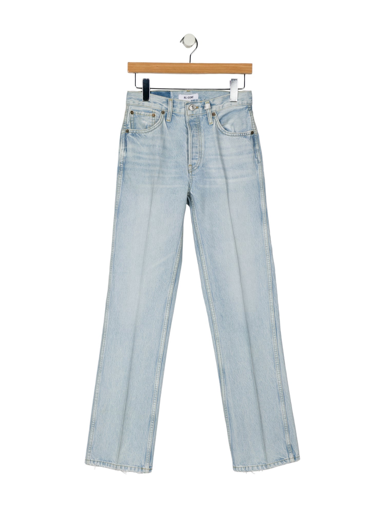 RE/DONE Mid-Rise Straight Leg Jeans