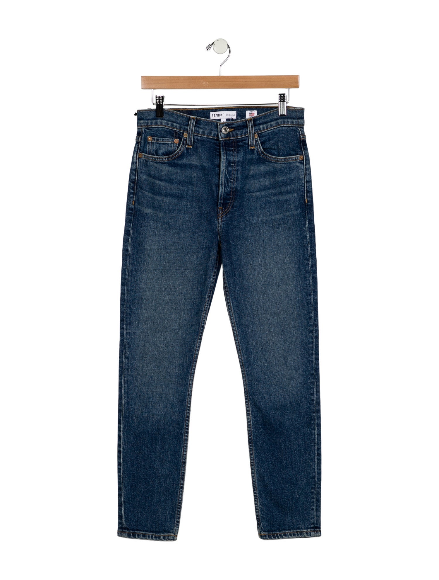 RE/DONE Mid-Rise Skinny Leg Jeans w/ Tags