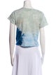 RE/DONE Tie-Dye Print Bateau Neckline T-Shirt