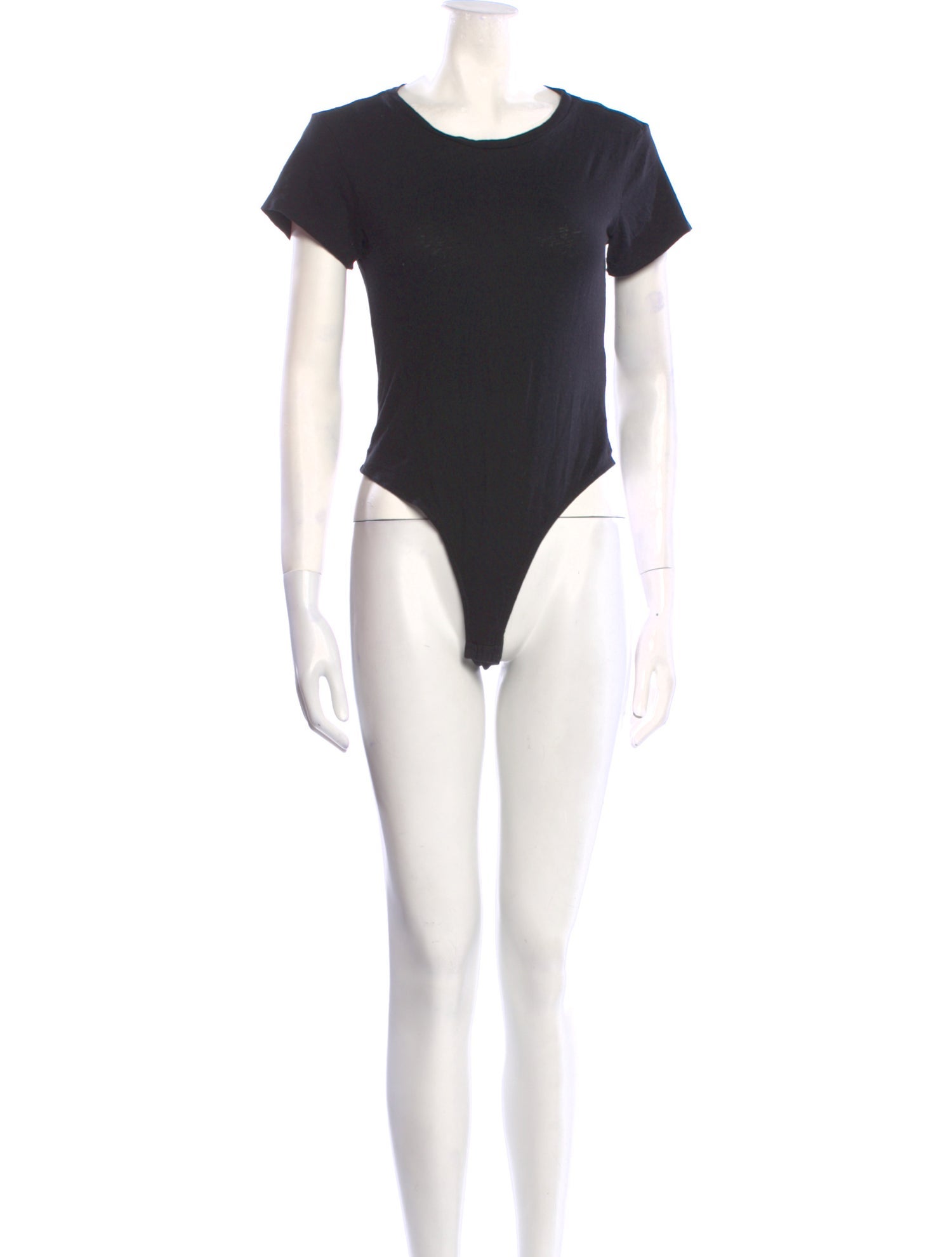 RE/DONE Crew Neck Short Sleeve Bodysuit