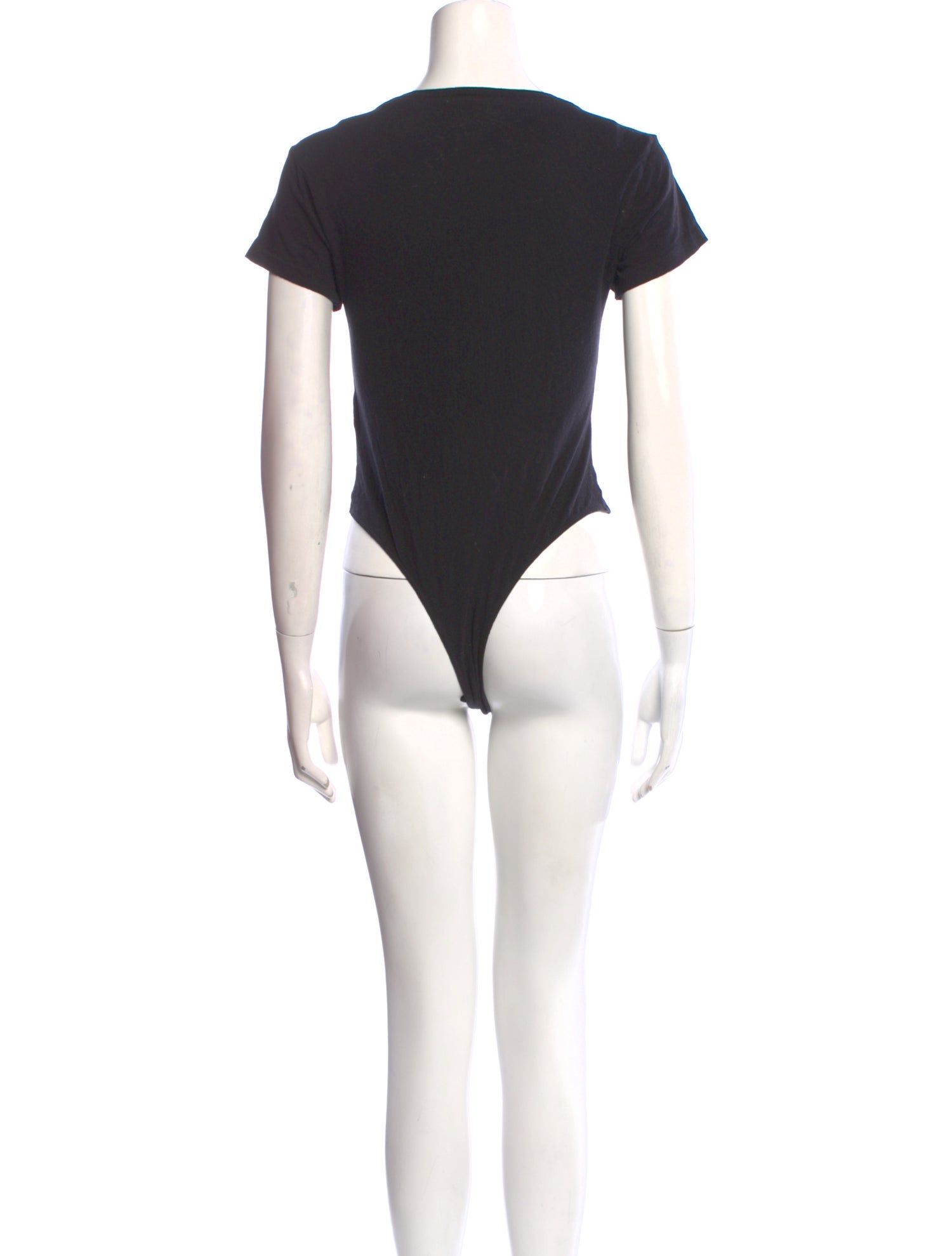 RE/DONE Crew Neck Short Sleeve Bodysuit