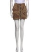 RE/DONE Camouflage Print Mini Skirt