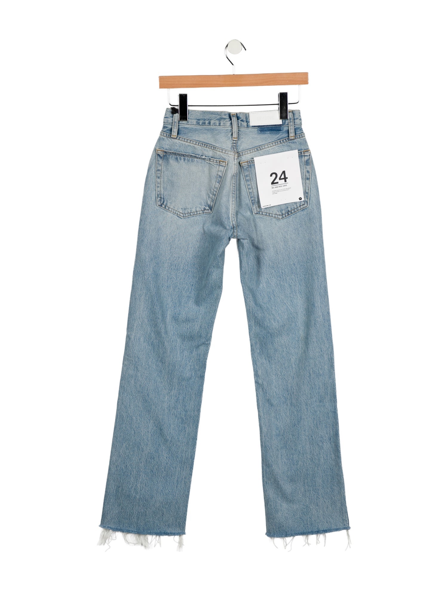 RE/DONE Mid-Rise Straight Leg Jeans w/ Tags