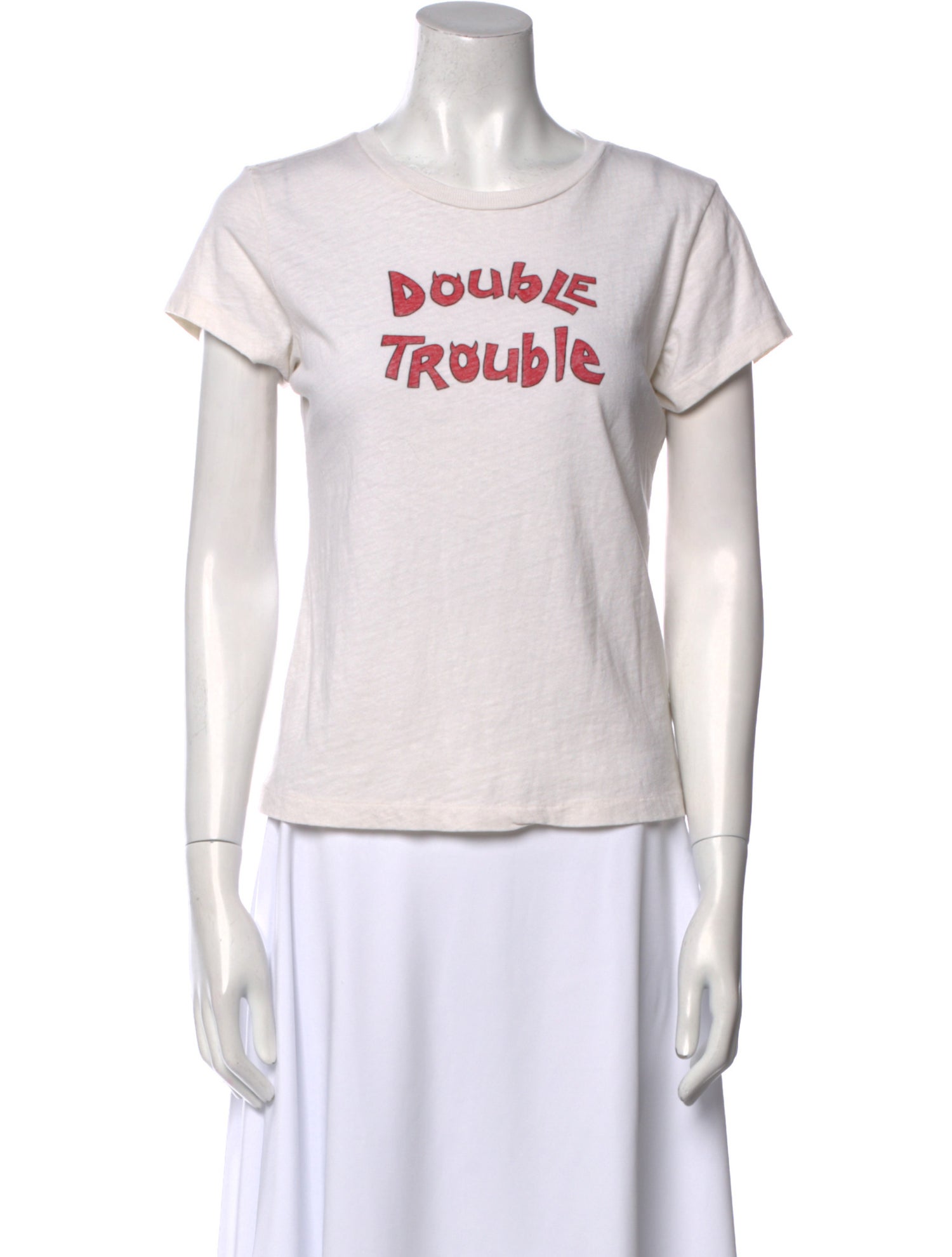 RE/DONE Graphic Print Crew Neck T-Shirt