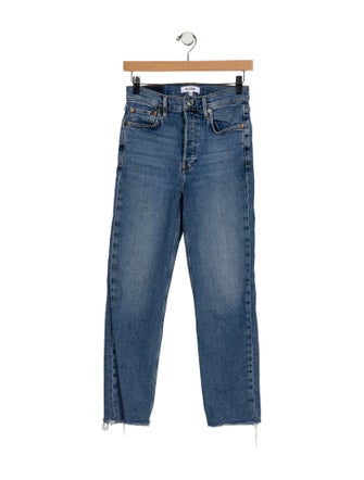 RE/DONE High-Rise Wide Leg Jeans