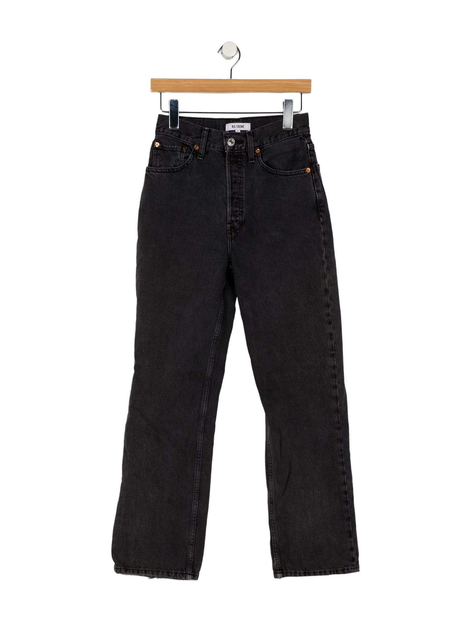 RE/DONE Mid-Rise Straight Leg Jeans