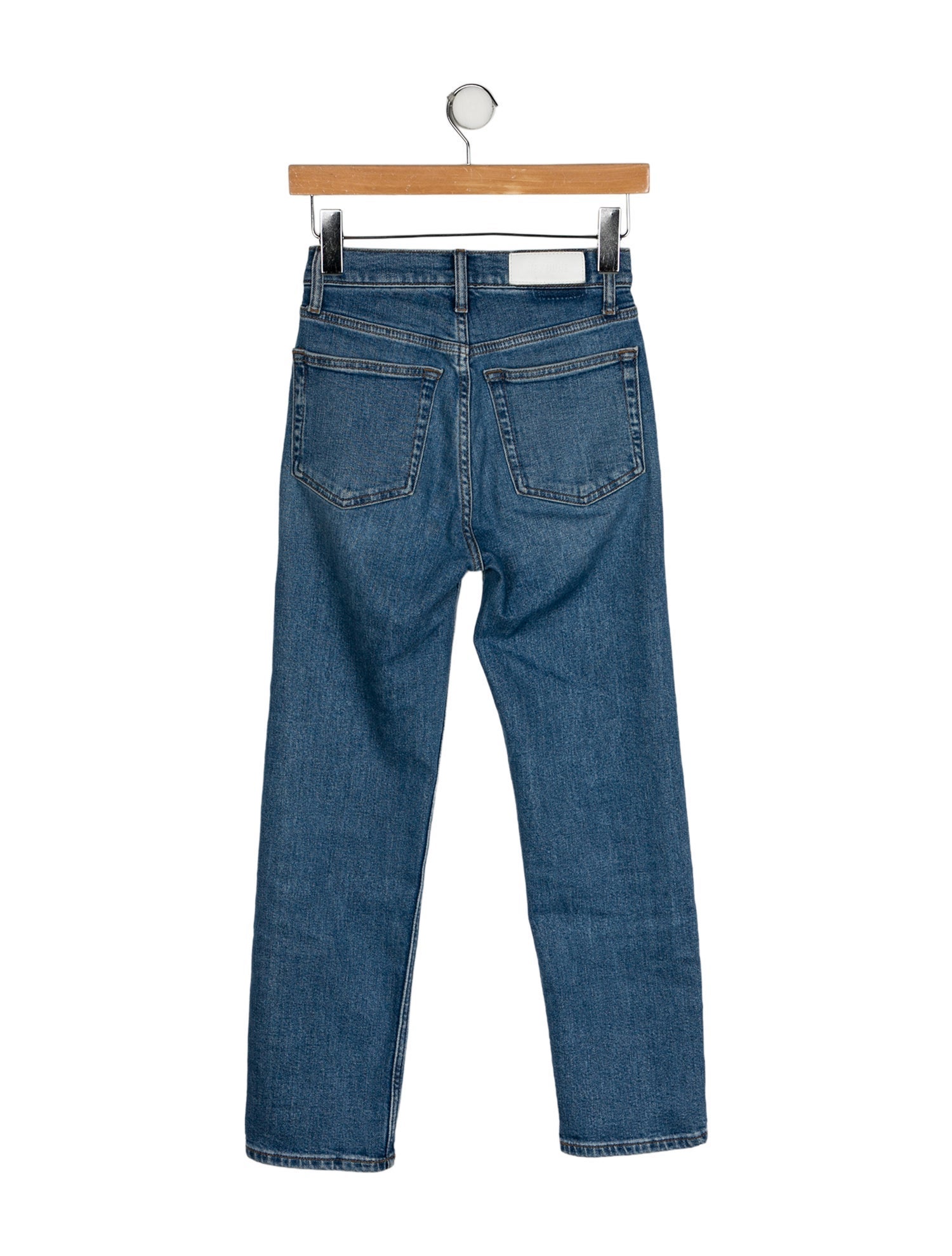 RE/DONE Mid-Rise Straight Leg Jeans
