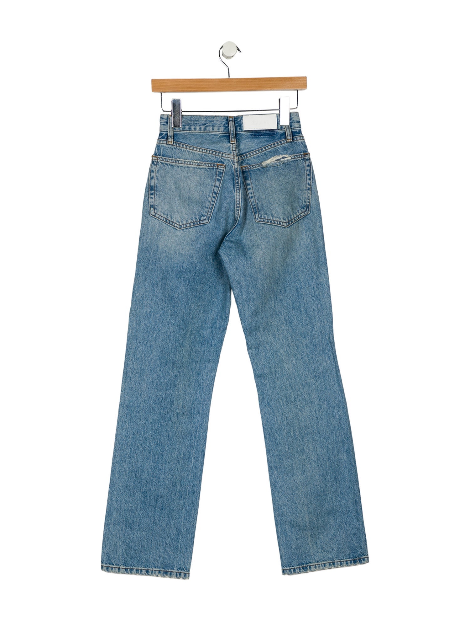 RE/DONE Mid-Rise Wide Leg Jeans