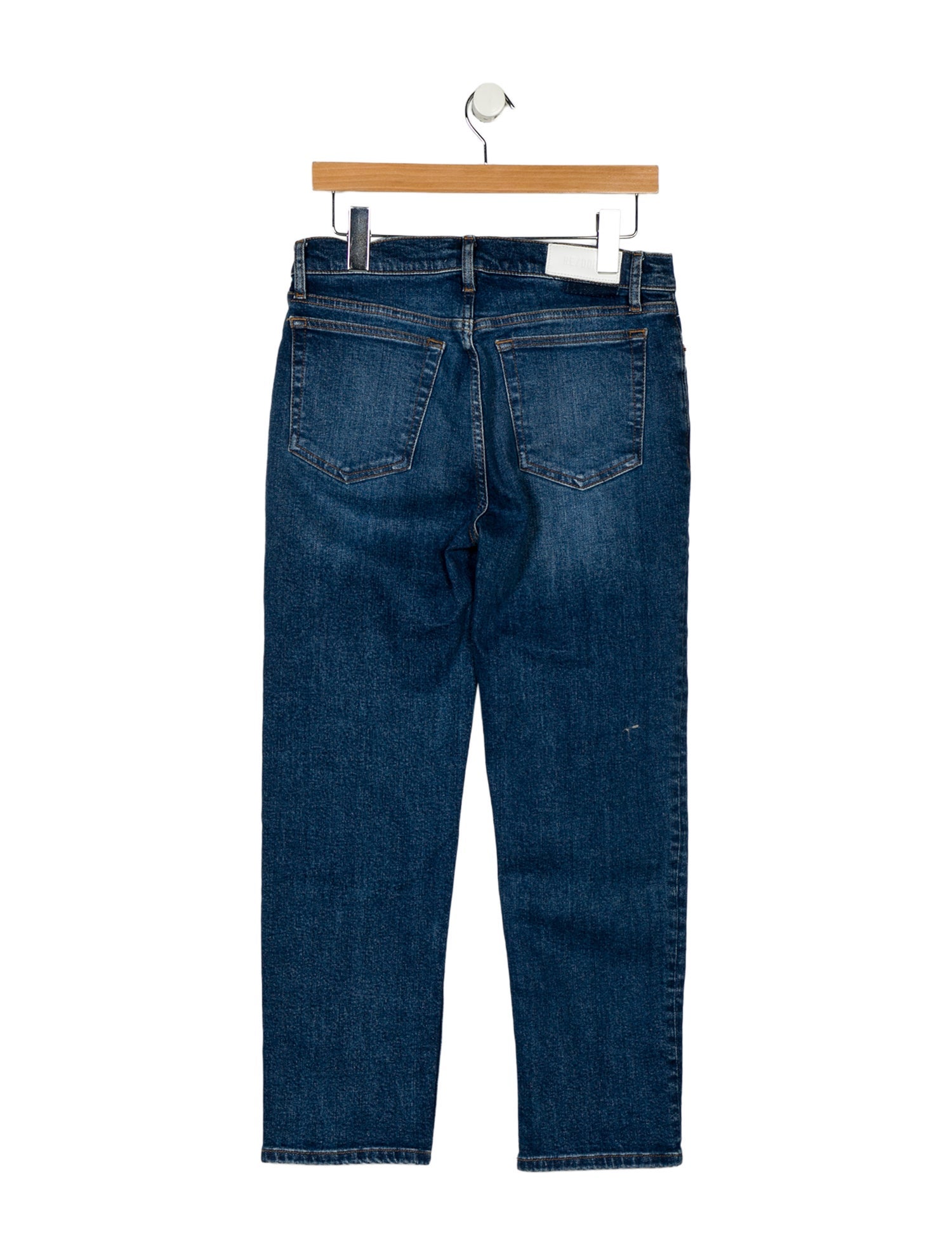 RE/DONE Mid-Rise Straight Leg Jeans