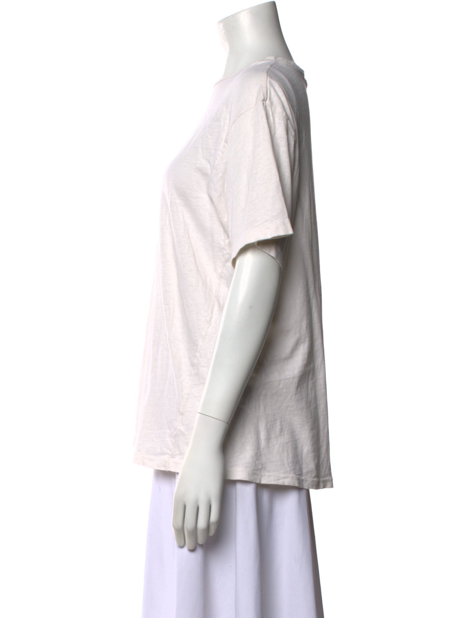 RE/DONE Bateau Neckline Short Sleeve T-Shirt