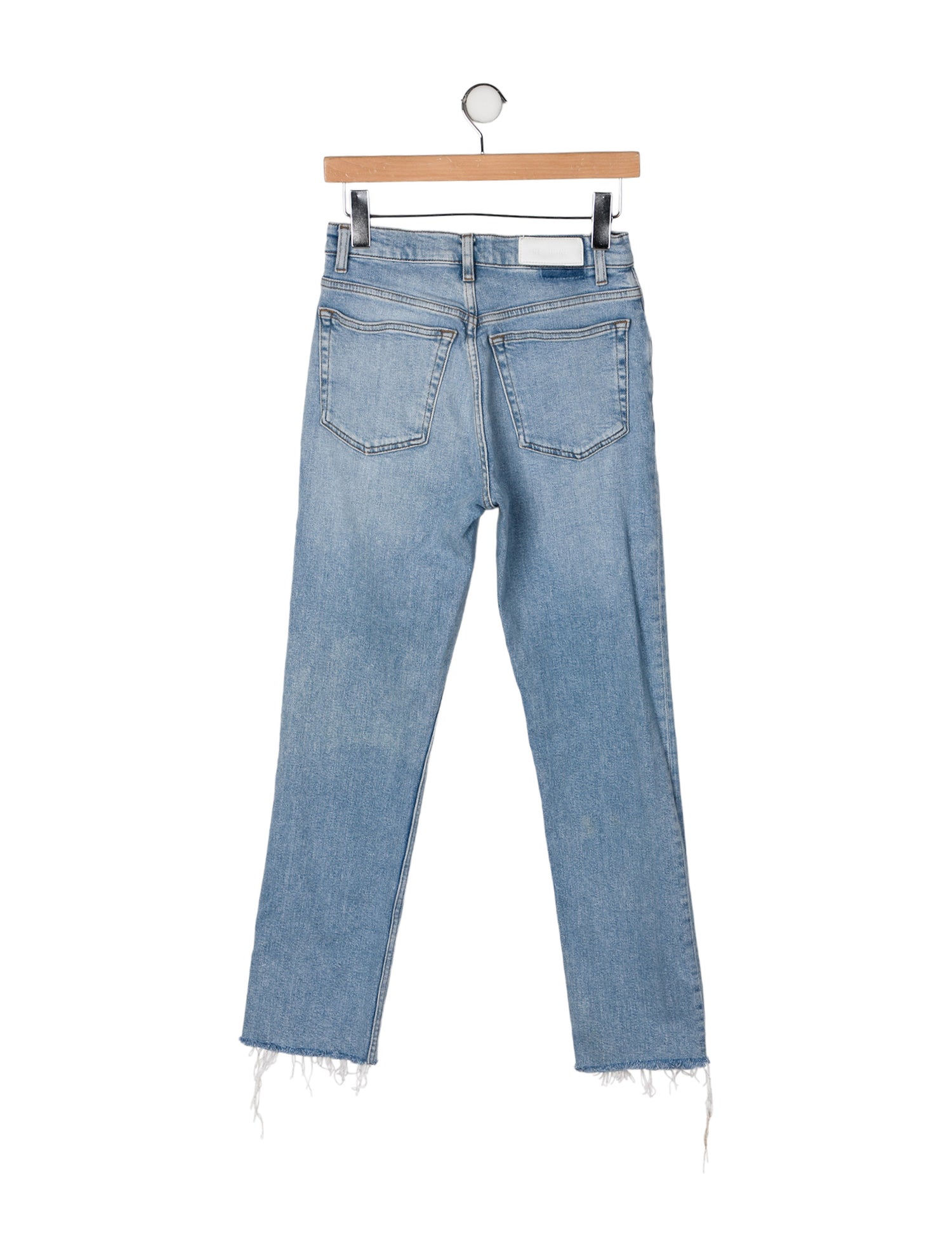 RE/DONE High-Rise Straight Leg Jeans