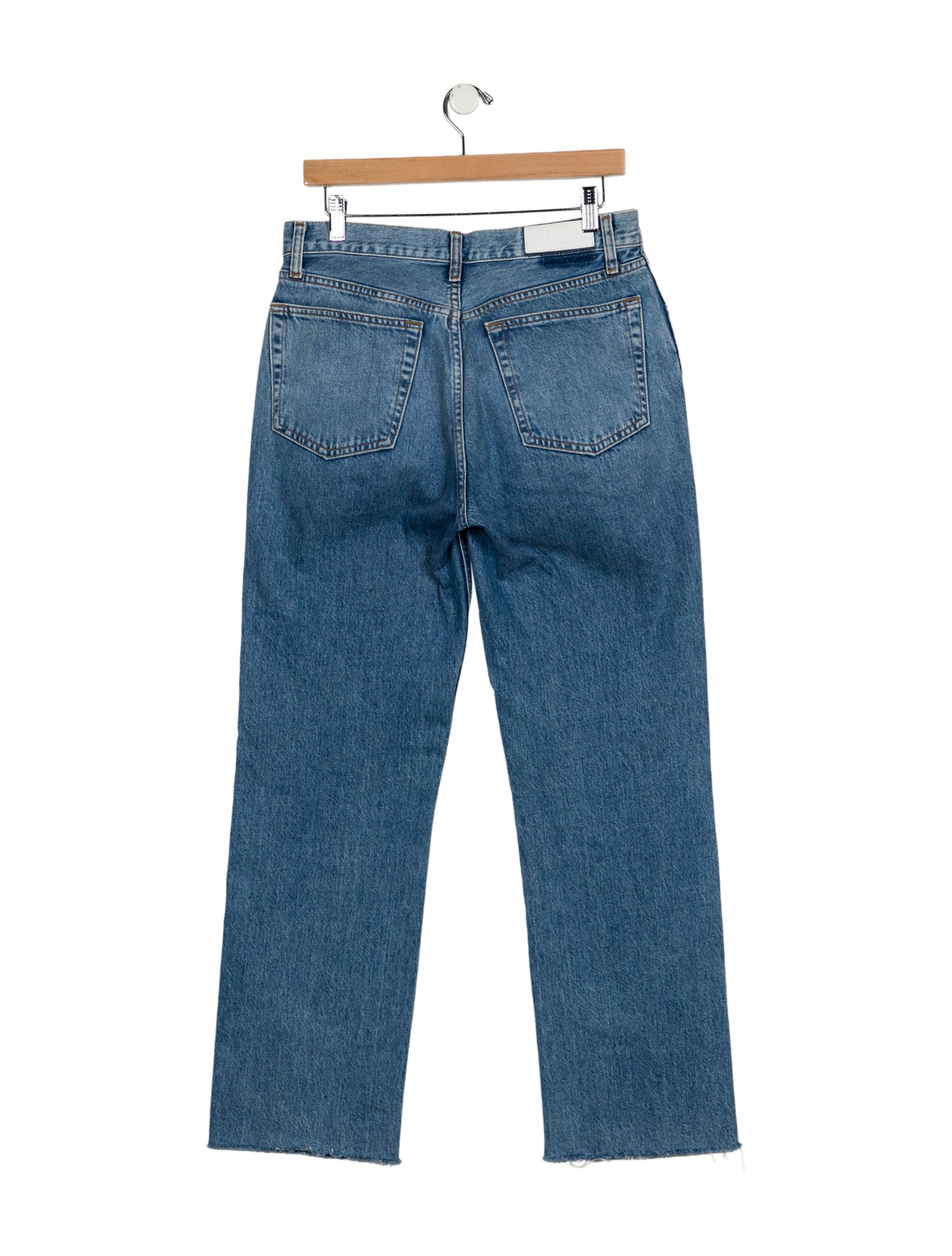 RE/DONE Mid-Rise Straight Leg Jeans