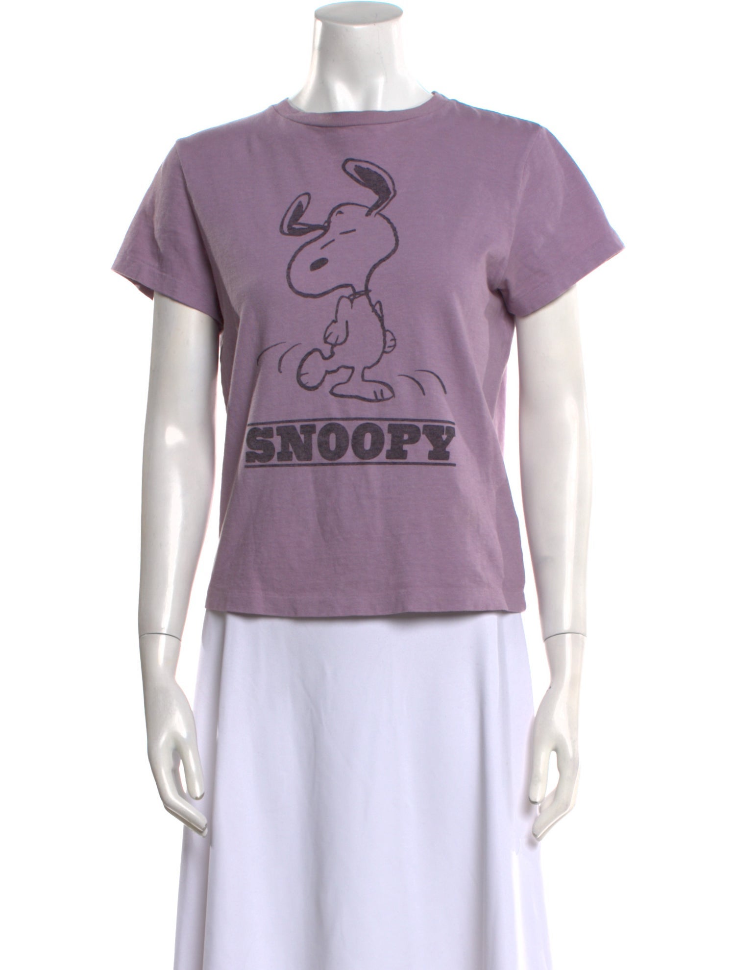 RE/DONE Graphic Print Crew Neck T-Shirt