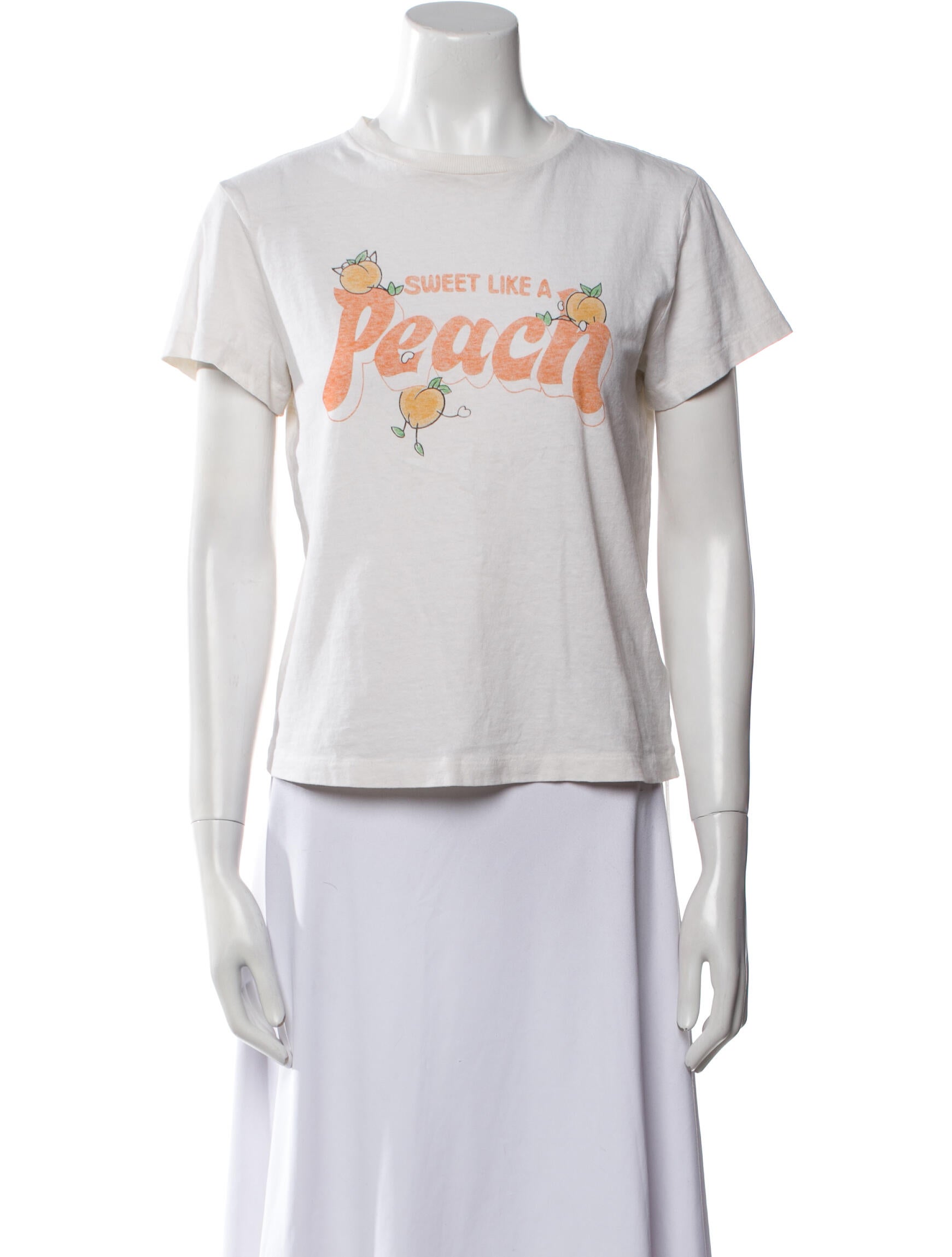 RE/DONE Graphic Print Crew Neck T-Shirt