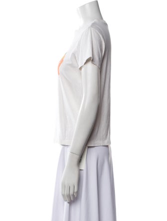 RE/DONE Graphic Print Crew Neck T-Shirt