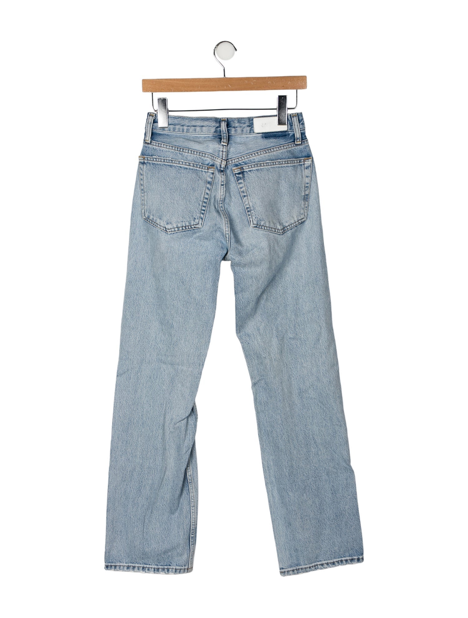 RE/DONE Mid-Rise Wide Leg Jeans