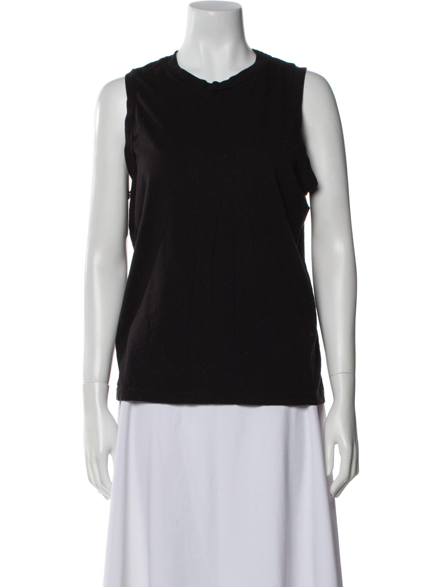 RE/DONE Crew Neck Sleeveless Top