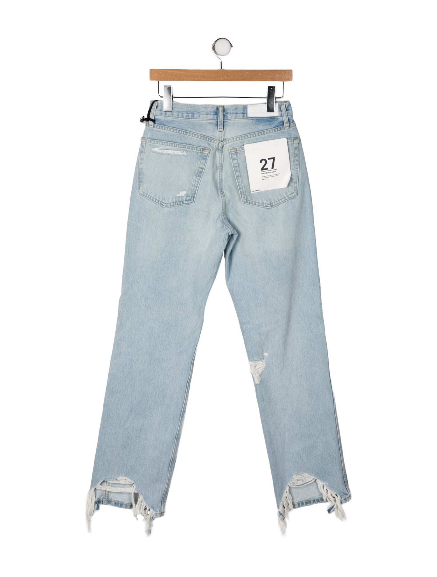 RE/DONE High-Rise Wide Leg Jeans w/ Tags