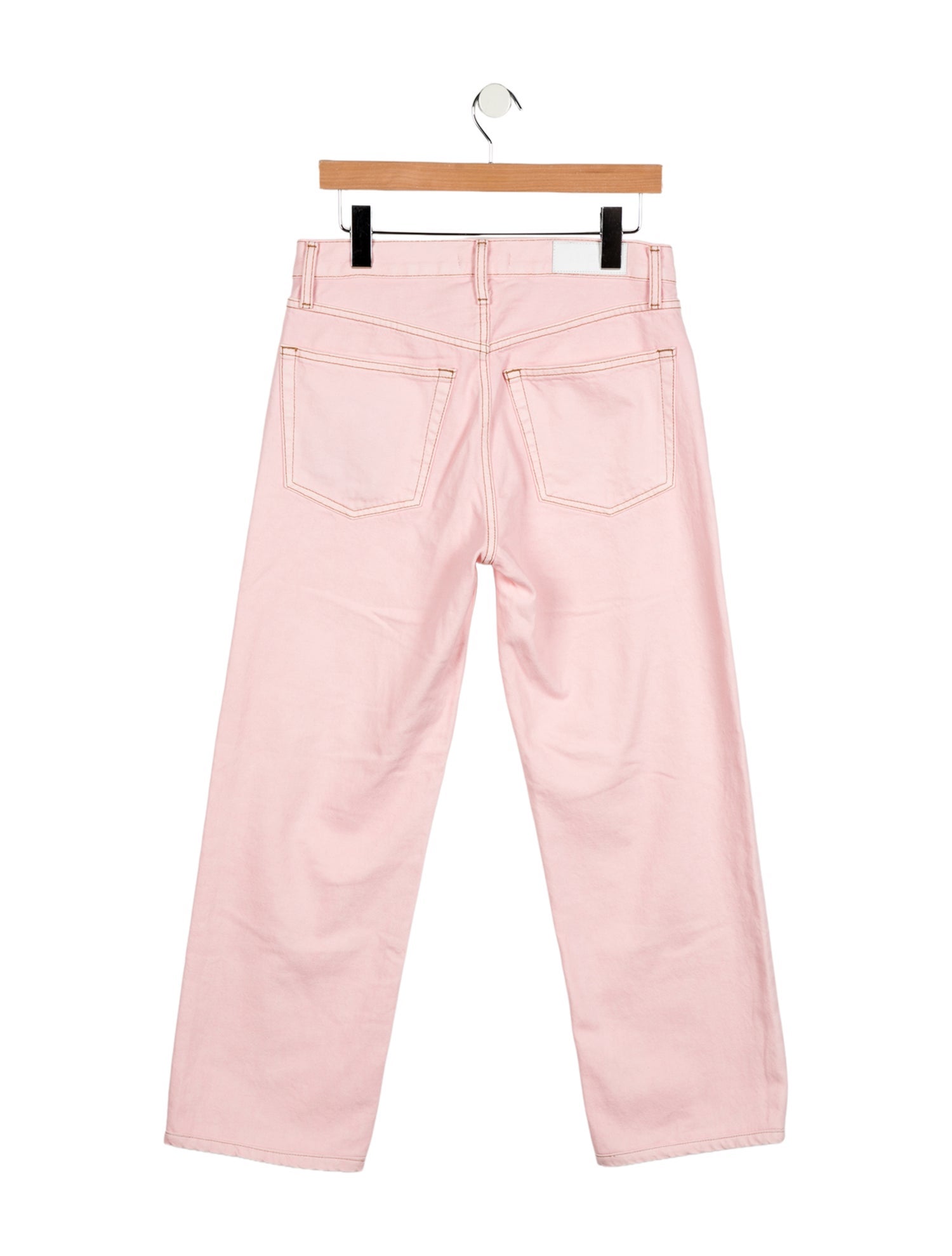 RE/DONE High-Rise Straight Leg Jeans