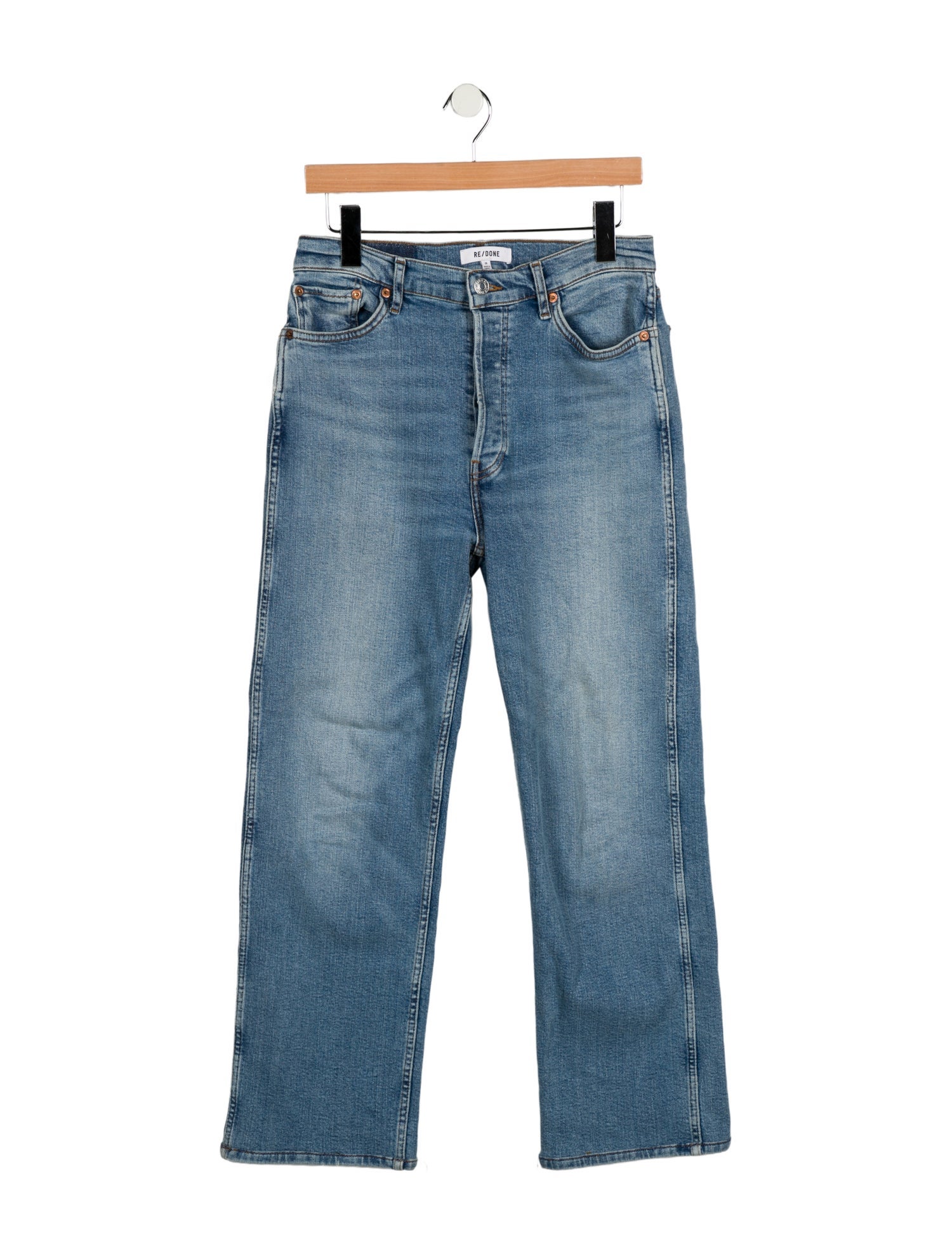 RE/DONE High-Rise Wide Leg Jeans