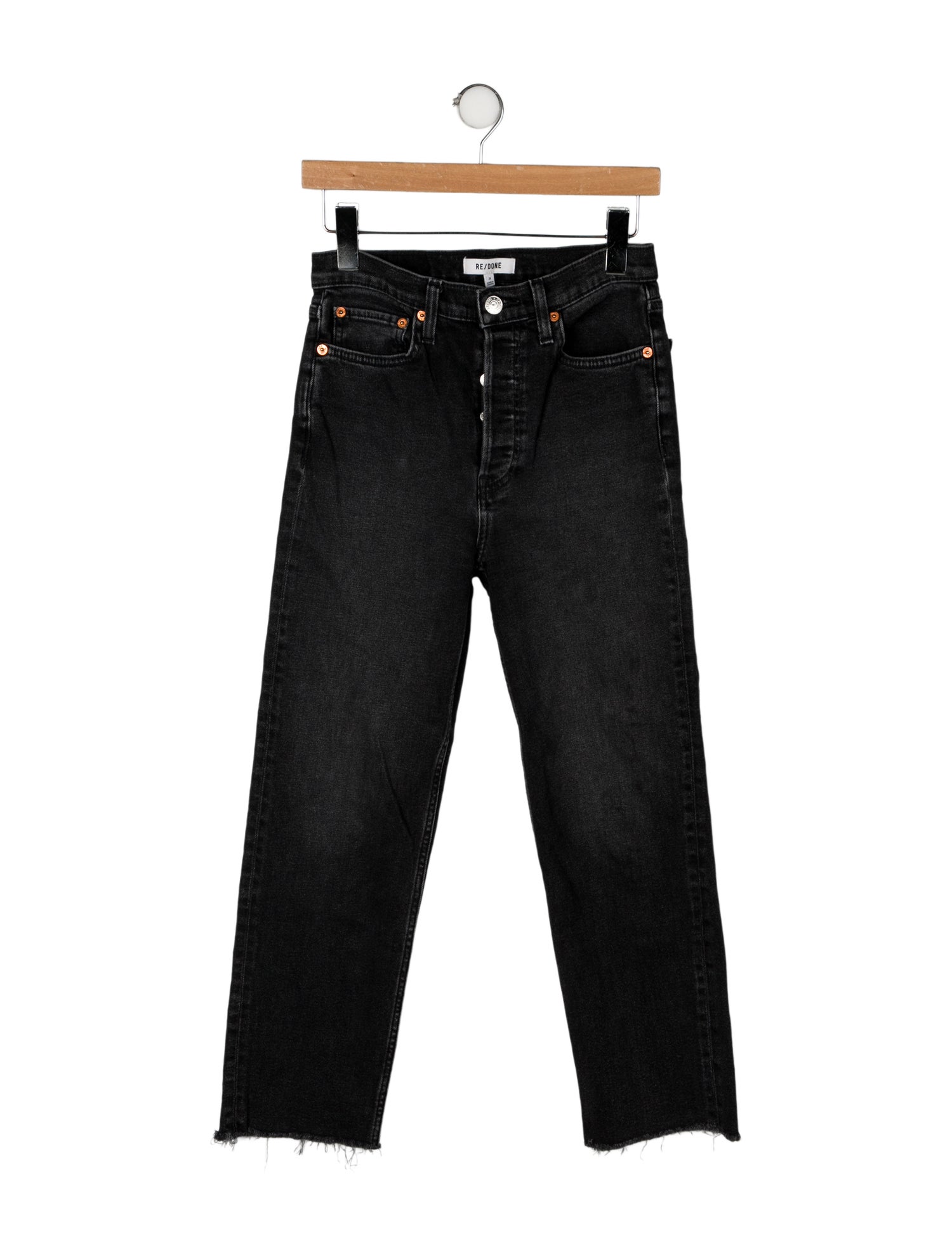 RE/DONE Mid-Rise Straight Leg Jeans
