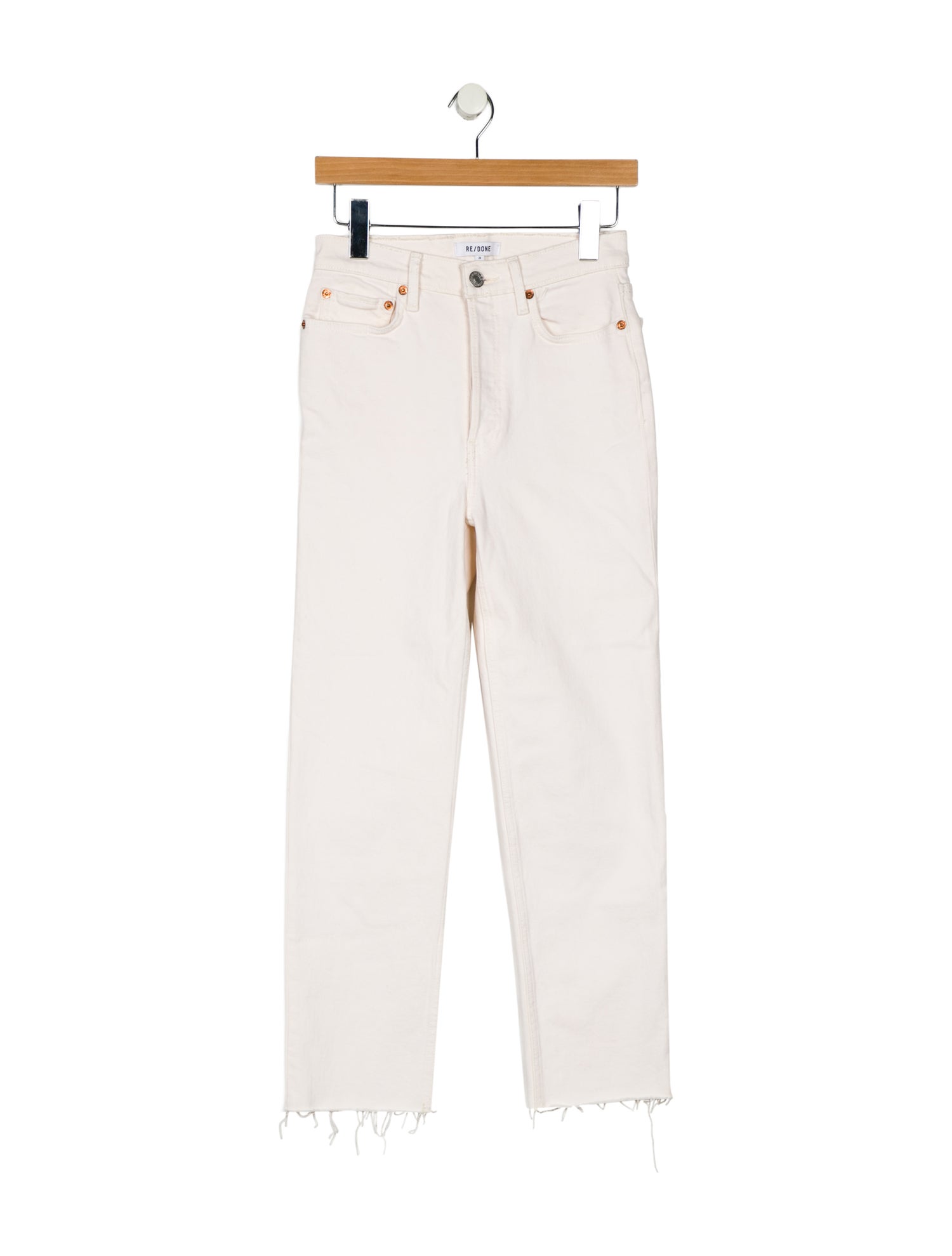 RE/DONE High-Rise Straight Leg Jeans