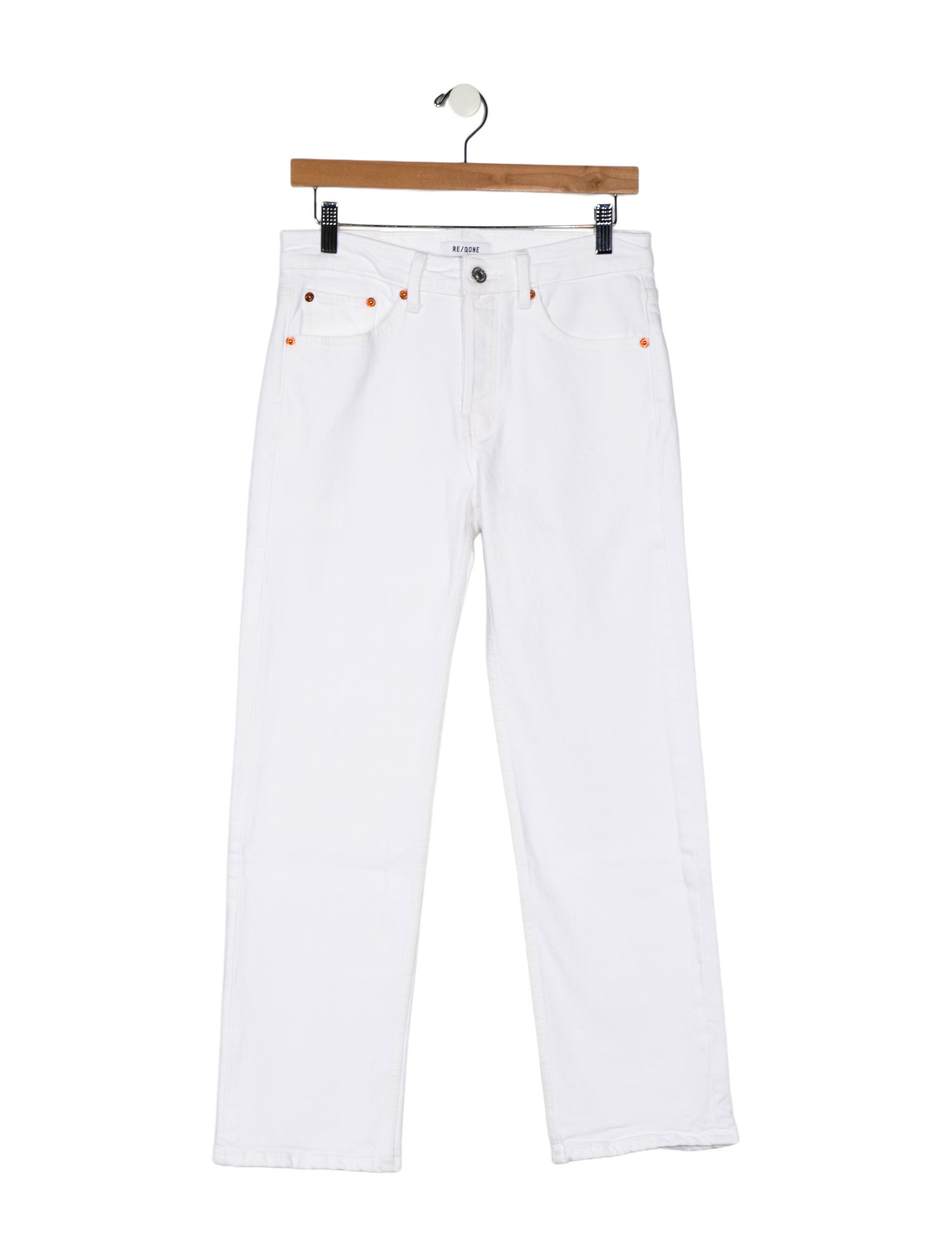 RE/DONE Mid-Rise Straight Leg Jeans