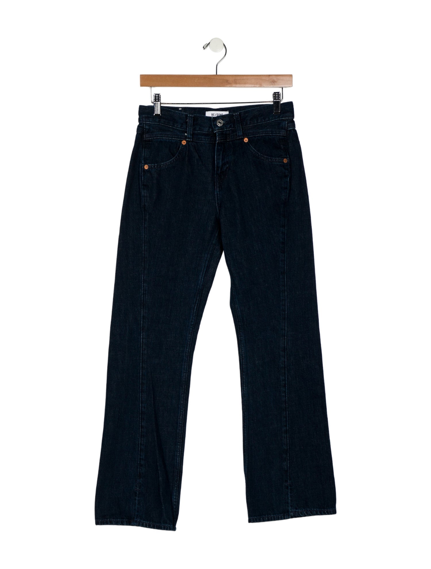 RE/DONE Mid-Rise Wide Leg Jeans
