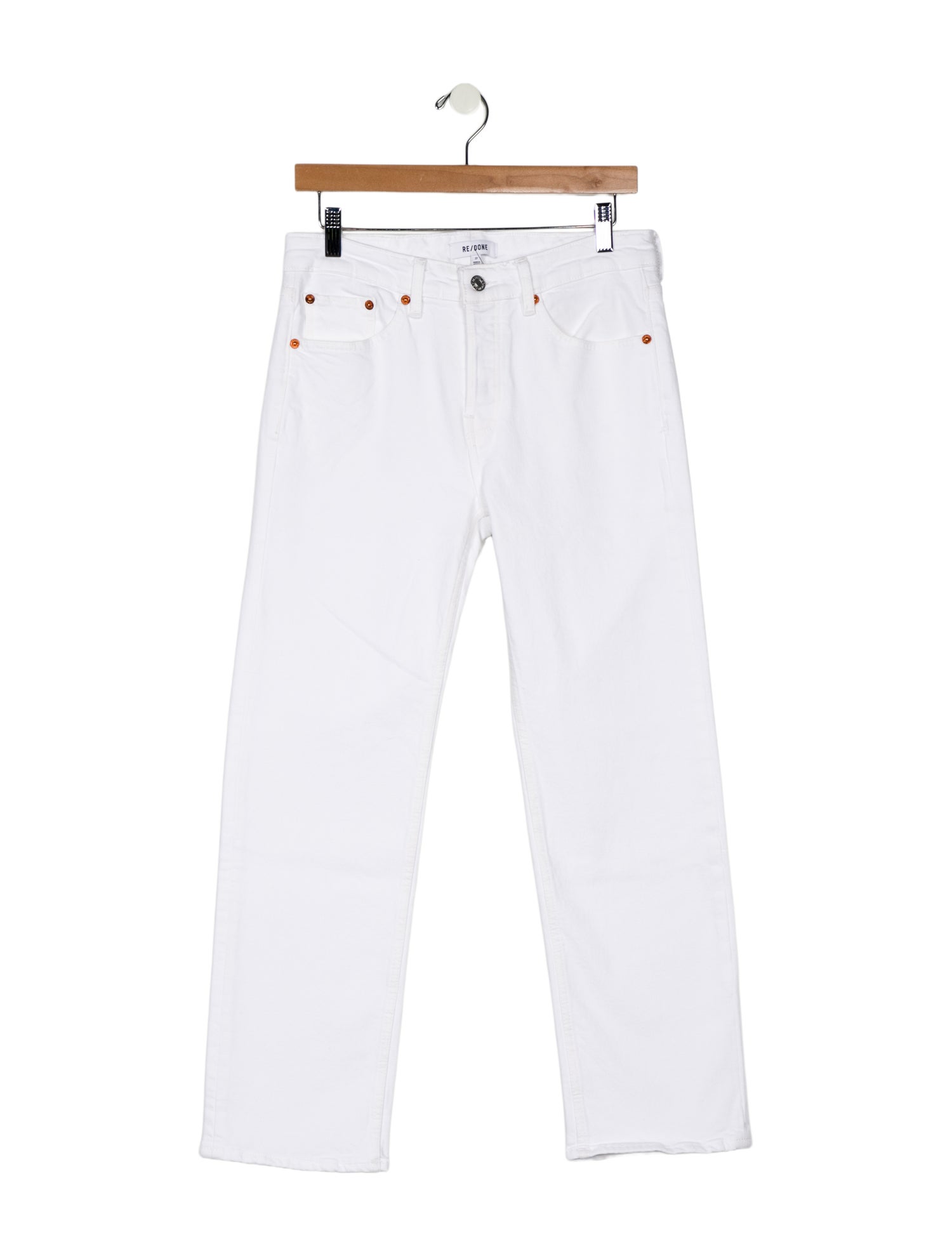RE/DONE Mid-Rise Straight Leg Jeans