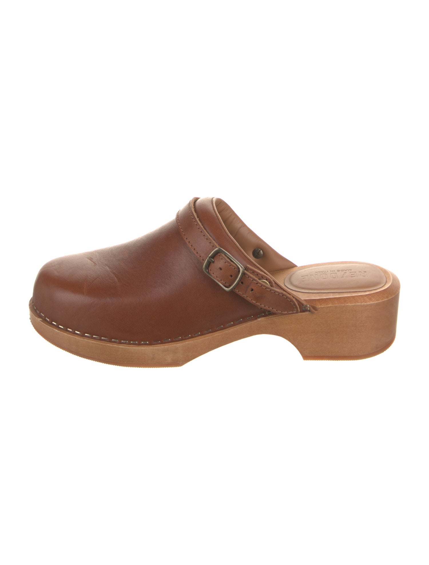 RE/DONE Leather Mules