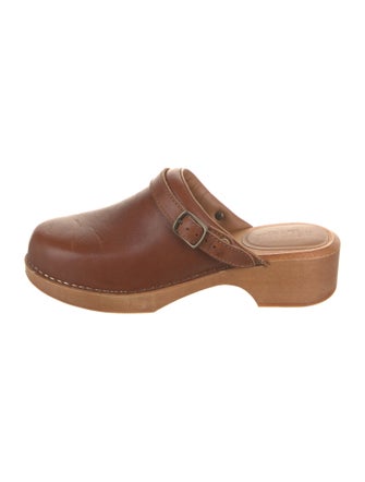 RE/DONE Leather Mules