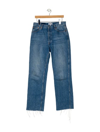 RE/DONE High-Rise Wide Leg Jeans