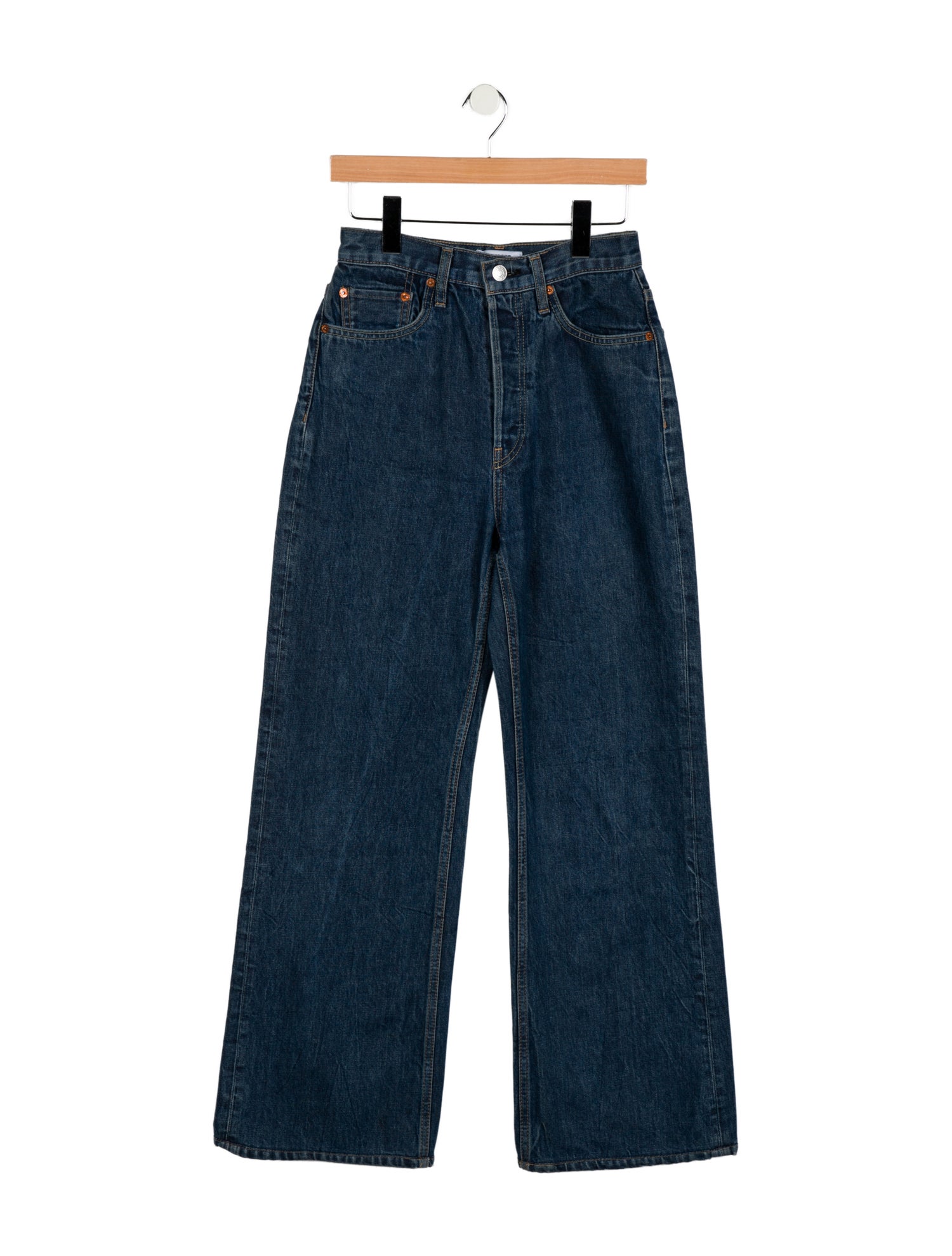 RE/DONE High-Rise Wide Leg Jeans