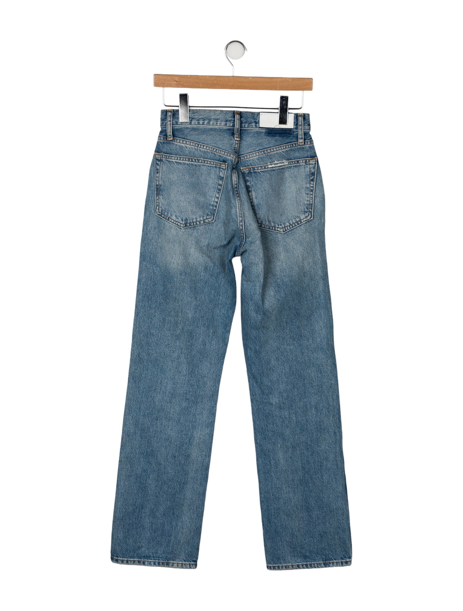 RE/DONE Mid-Rise Straight Leg Jeans