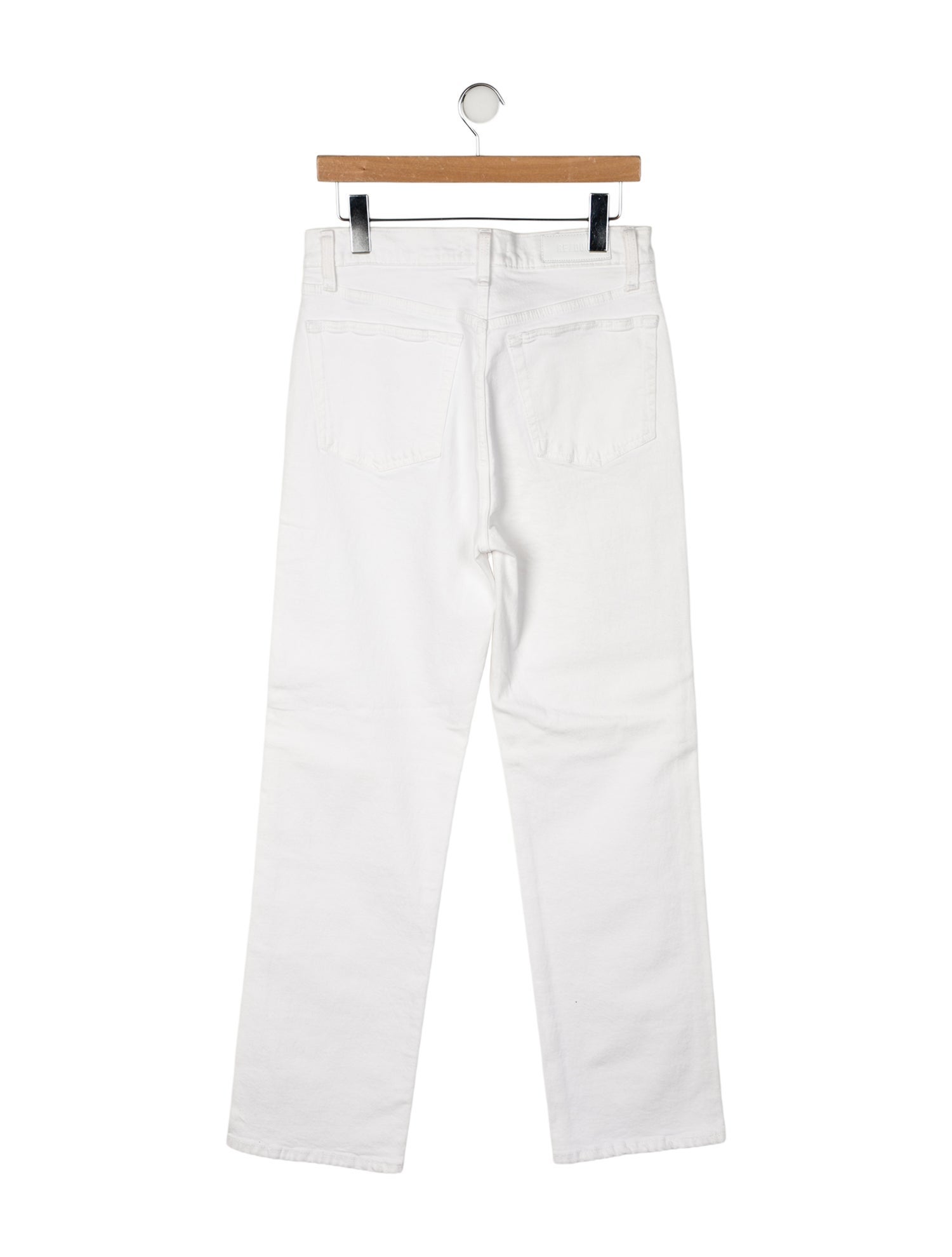 RE/DONE High-Rise Straight Leg Jeans