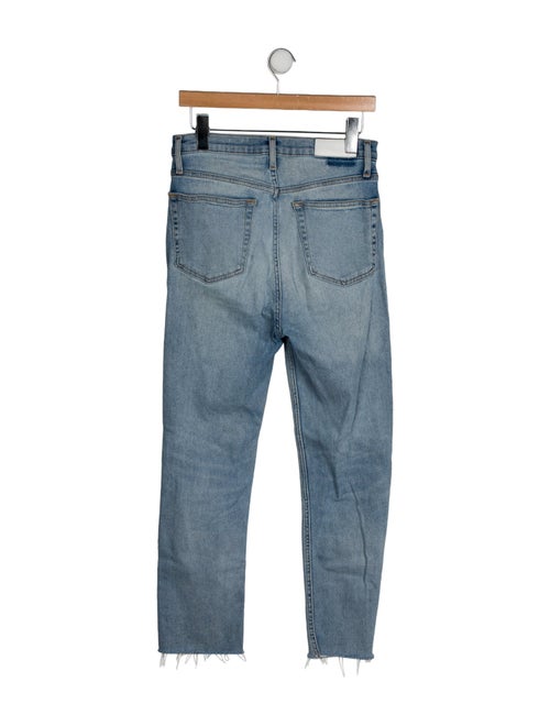 RE/DONE High-Rise Straight Leg Jeans
