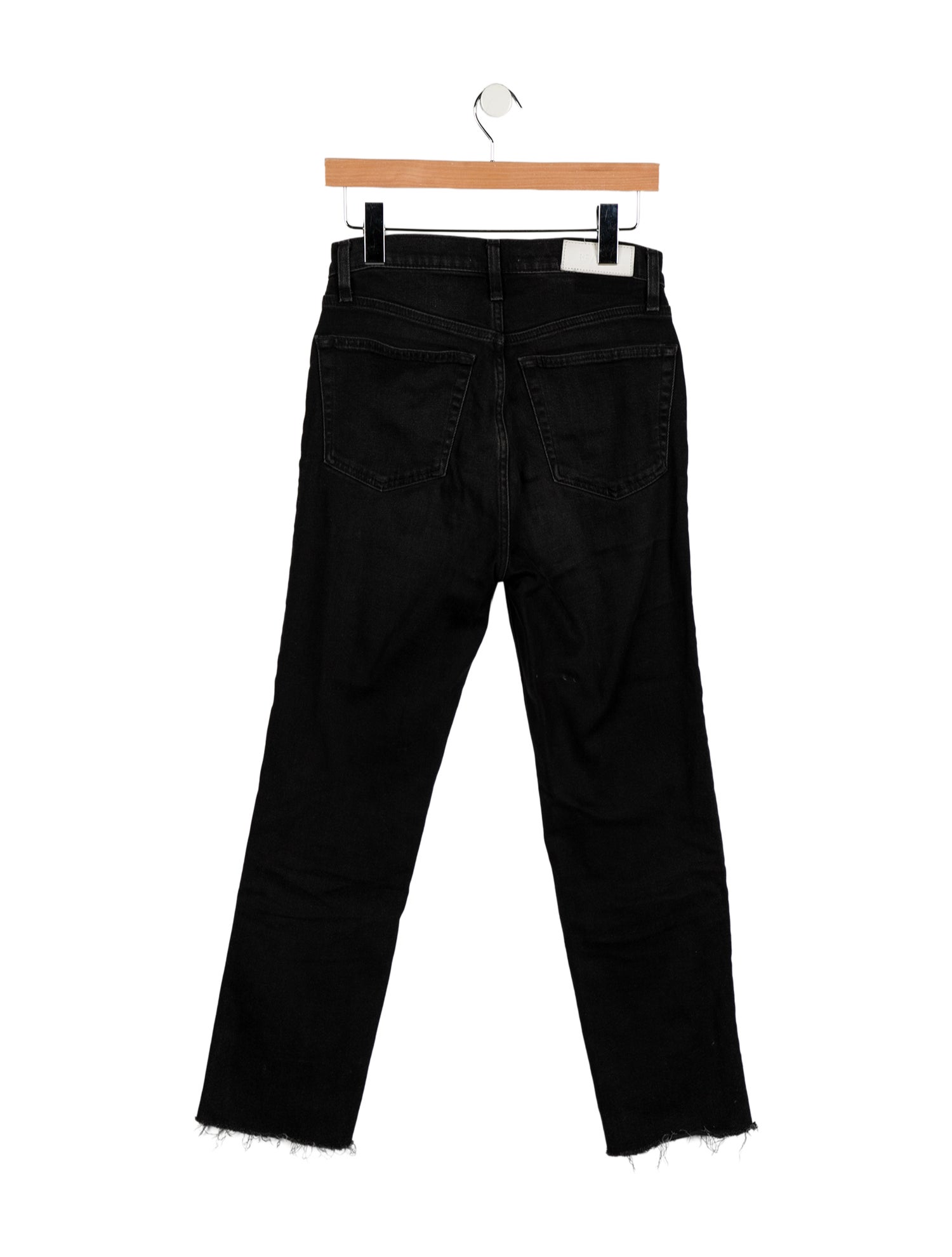 RE/DONE High-Rise Straight Leg Jeans